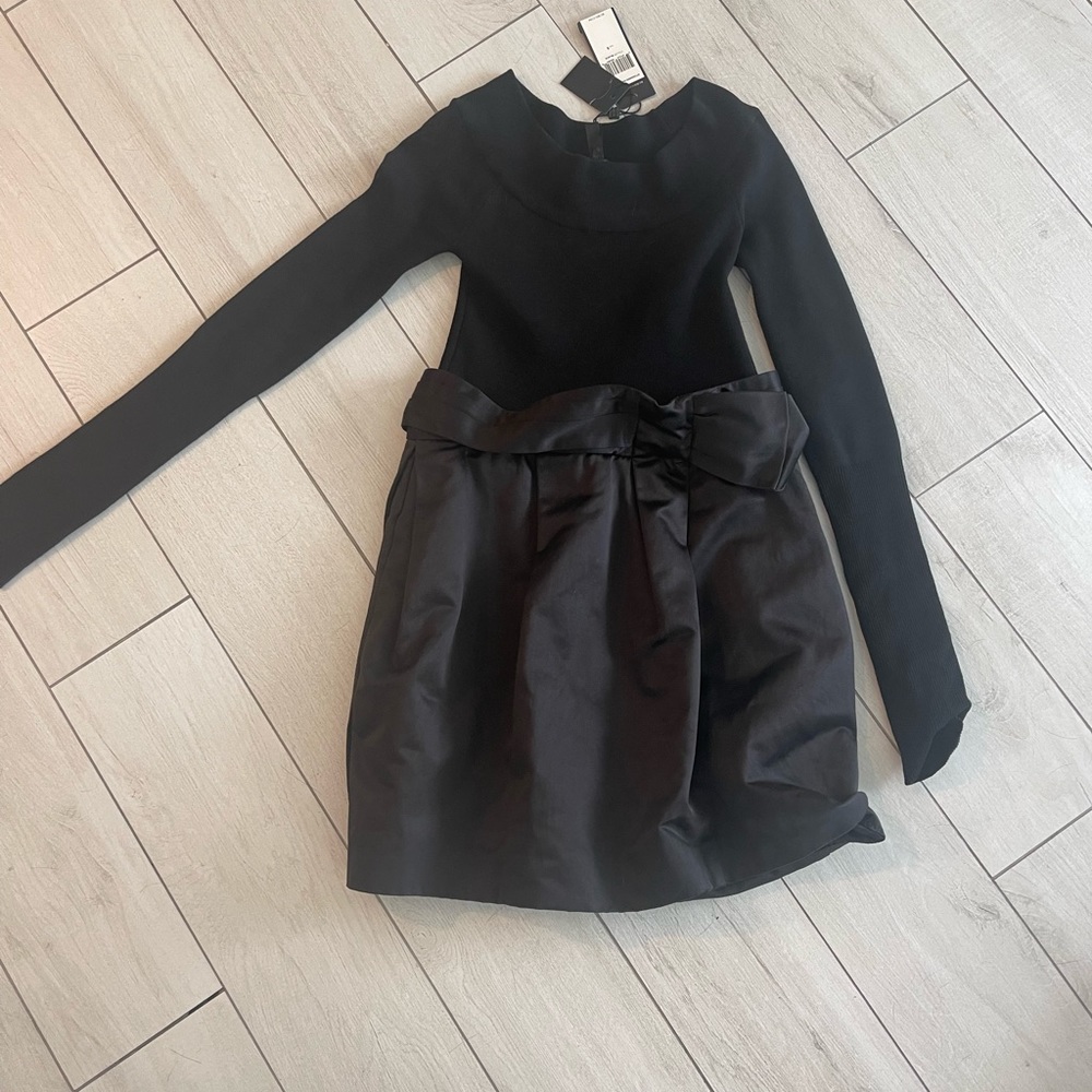 NWT bcbgmaxazria black dress size small